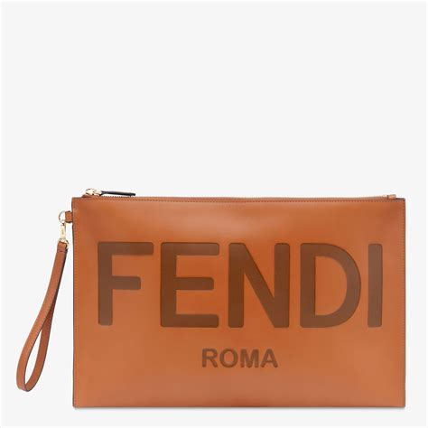 fendi mini pouch bag|fendi flat pouch large.